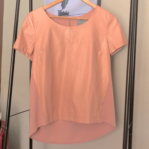 Anthropologie Sunday in Brooklyn Faux Leather Top - Picture 8 of 8